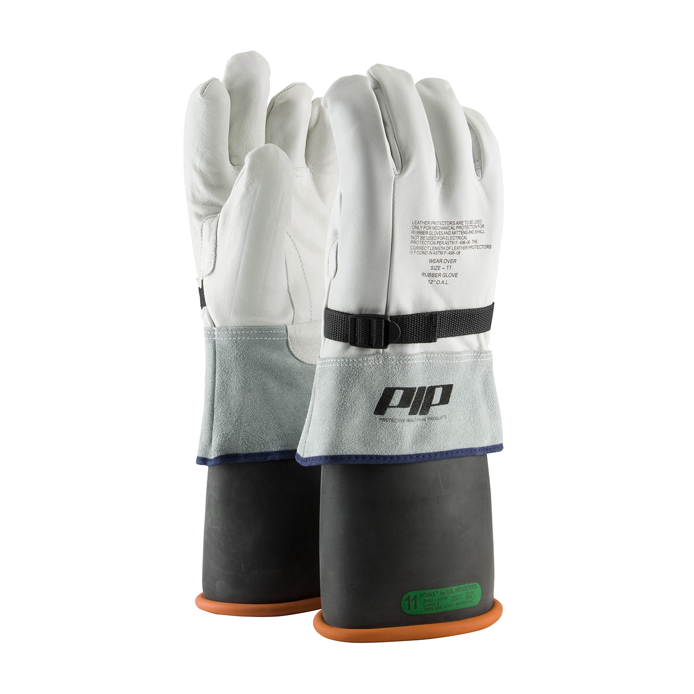 PIP Top Grain Leather Protector Gauntlet 12""