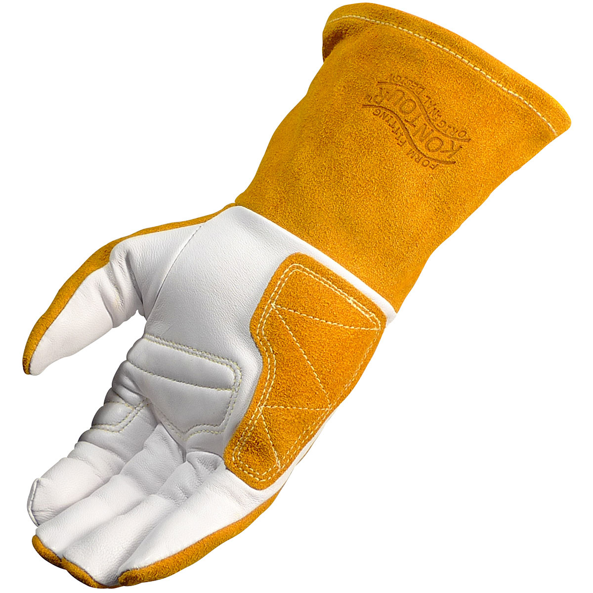 Caiman Goat Grain TIG-Multi-Task Welding Glove with Split Cowhide Back and Aramid Cut Lining - Image 4