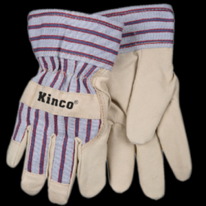 Children's Lined Work Gloves with Cuff