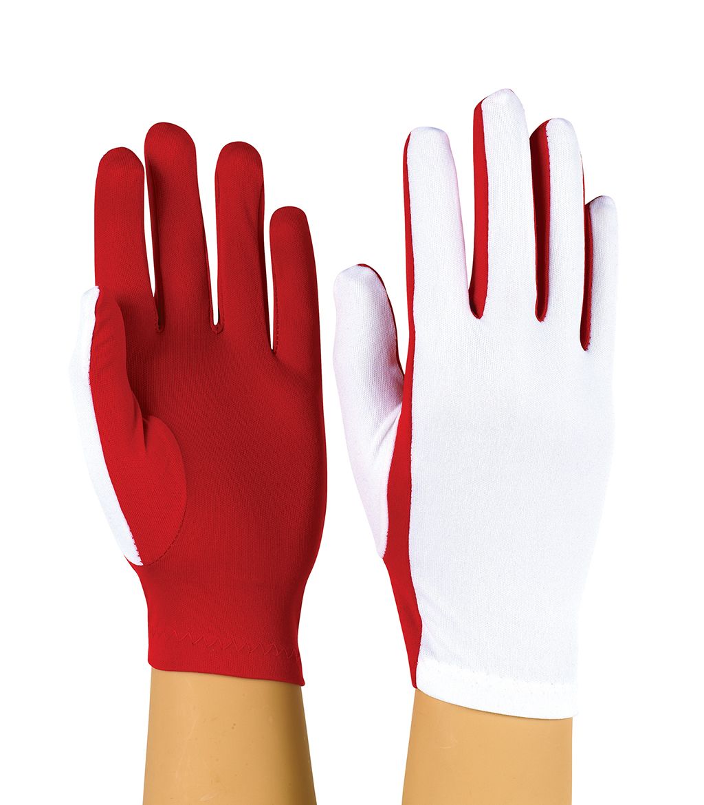 Two Color GO Flash Gloves - Red - Image 1