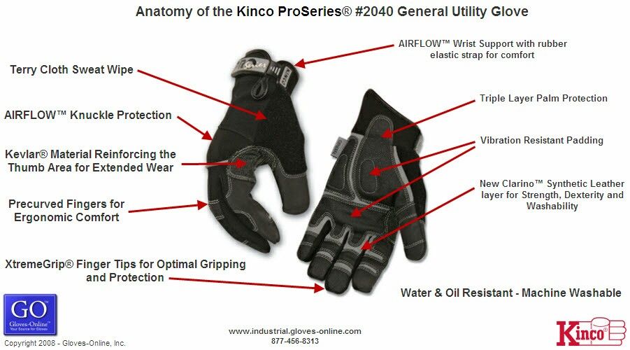 Kinco PRO General Utility Gloves - Image 3