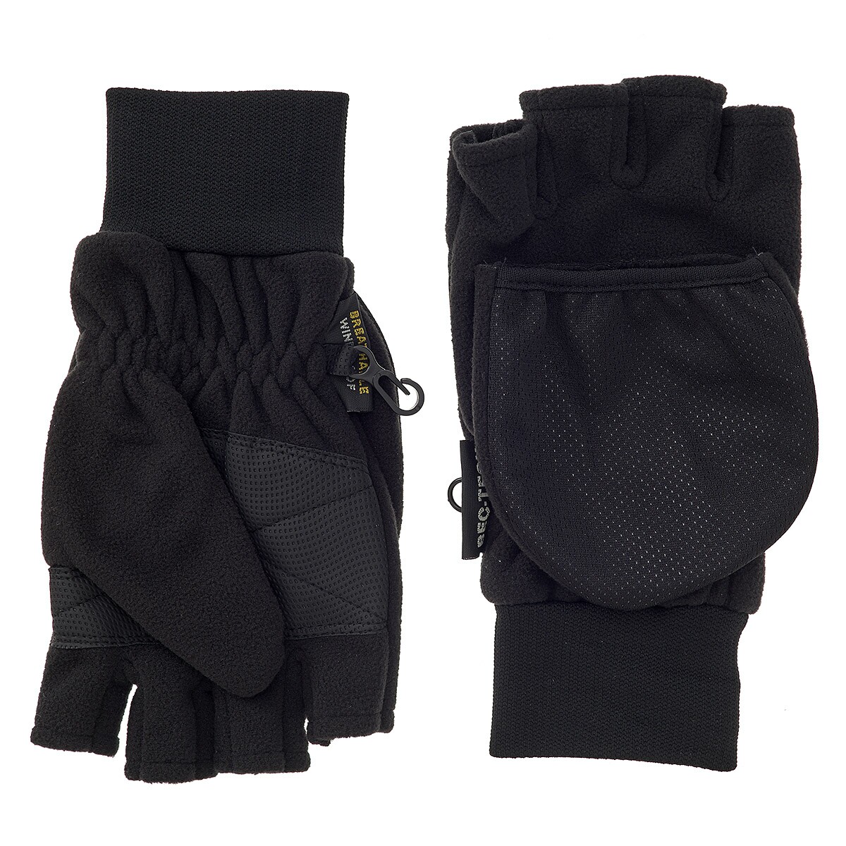 Men's Micro-Fleece Waterproof Convertible Mittens