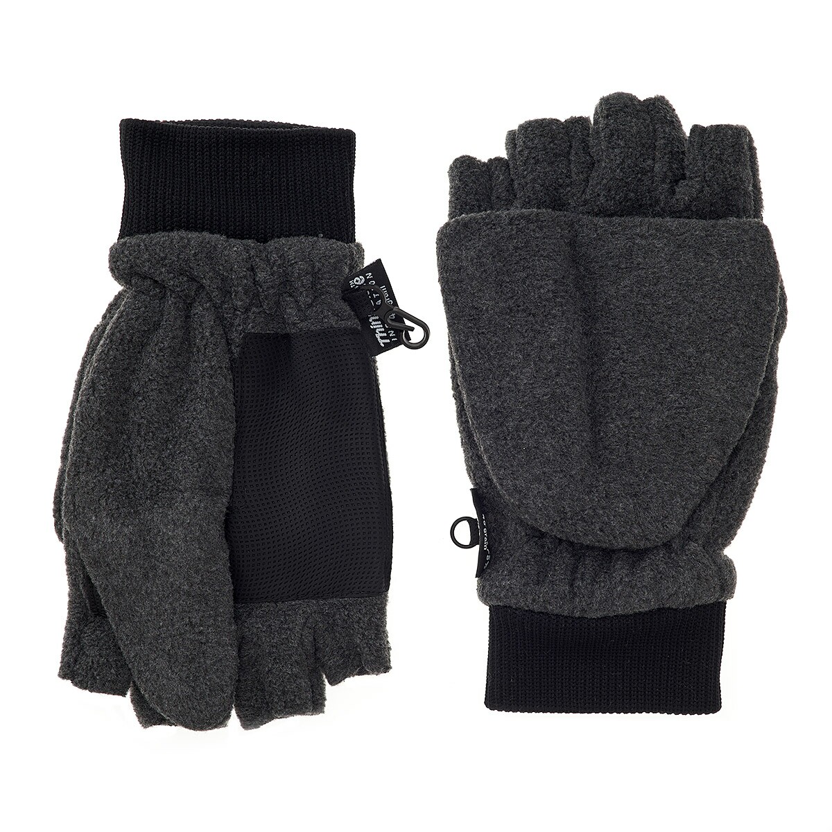 Men's Micro-Fleece Convertible Mittens