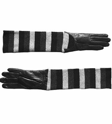 Cashmere & Leather Ladies Gloves - Image 1