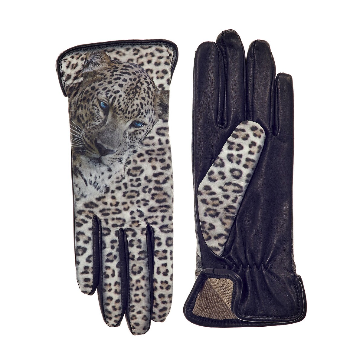 ICON Leather - Women's Snow Leopard Lined Gloves