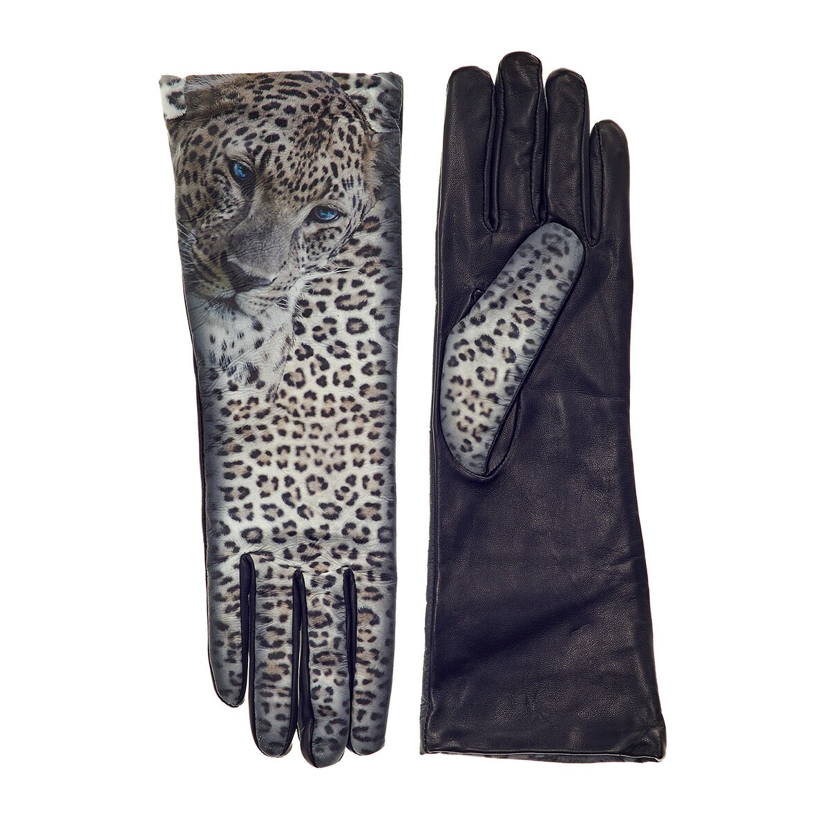 ICON Leather - Women's Snow Leopard Opera Gloves
