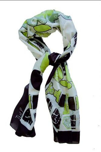 TULI Designer Scarve - Lime - Image 1