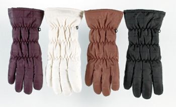 Ladies Nylon Quilted Commuter Gloves - Image 3