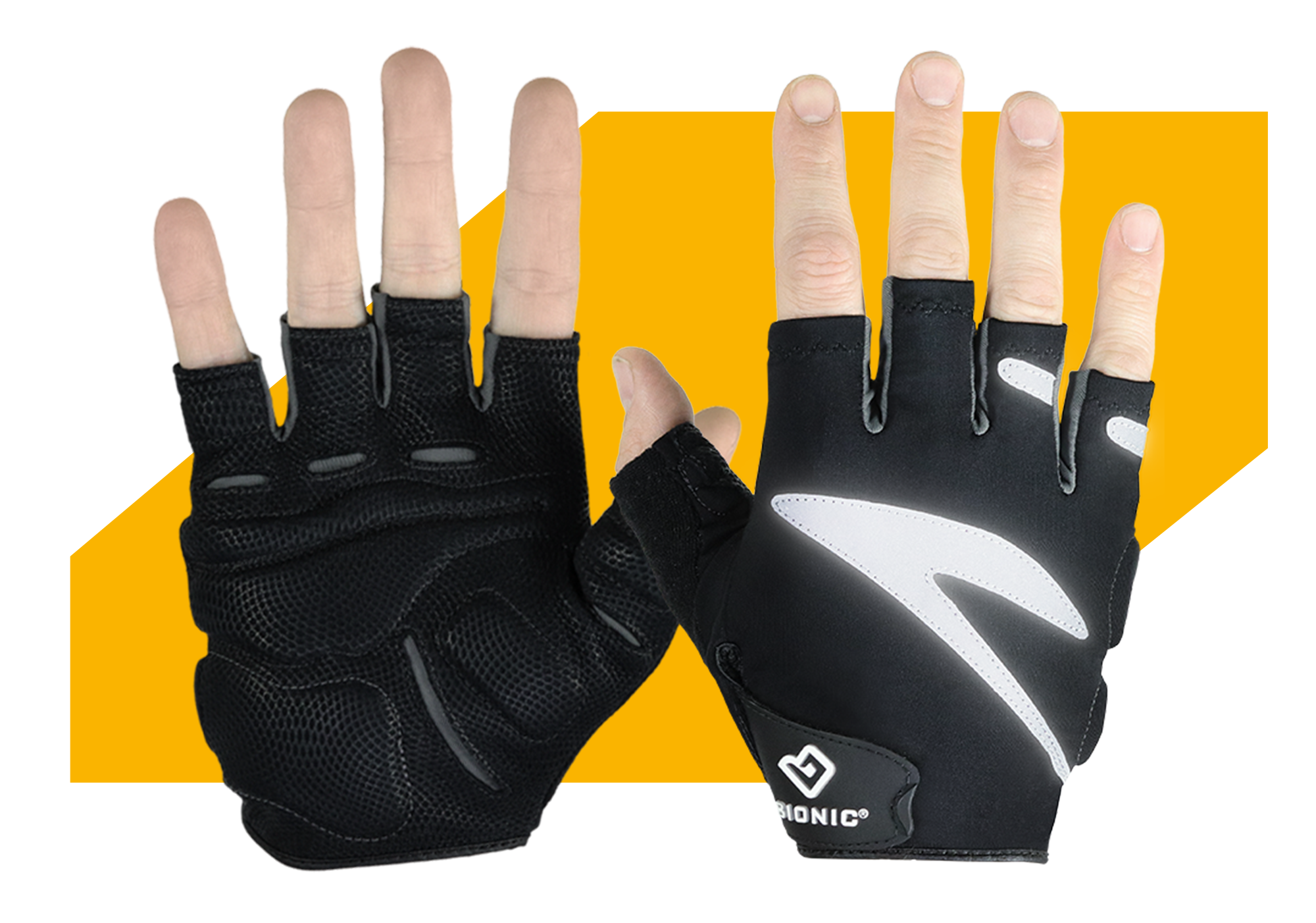 Bionic Cycling Half Finger Gloves - Image 1