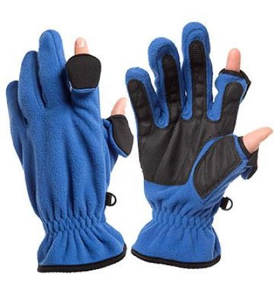 Freehands Fleece Finger Cap Gloves - Image 5