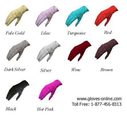 Opera Length Classic Satin Gloves - Image 4