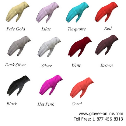 Fingerless Classic Satin Gloves - Image 4